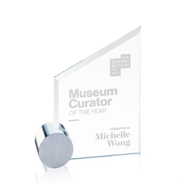 The Cooper features a slant topped starfire crystal upright with beveled... from ASI 84592 St Regis Group / Prestige Glass