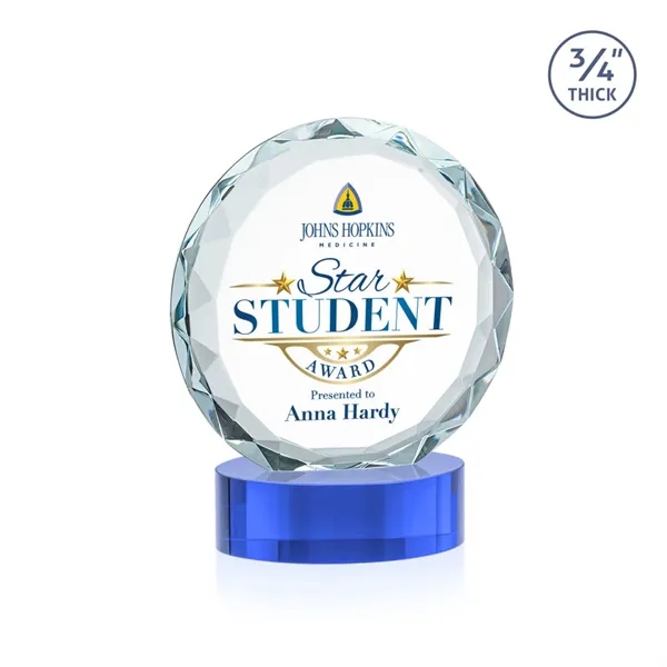 Centura VividPrint™ Award on Alberton Base - Sky Blue... from ASI 84592 St Regis Group / St Regis