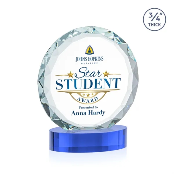 Centura VividPrint™ Award on Alberton Base - Sky Blue... from ASI 84592 St Regis Group / St Regis