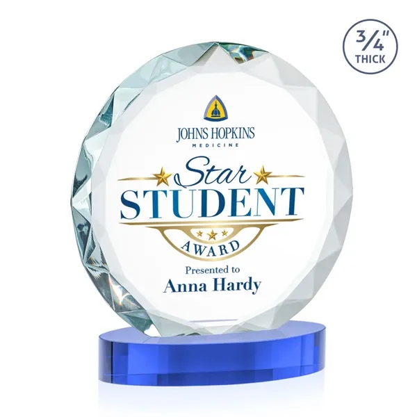 Centura VividPrint™ Award on Alberton Base - Sky Blue... from ASI 84592 St Regis Group / St Regis