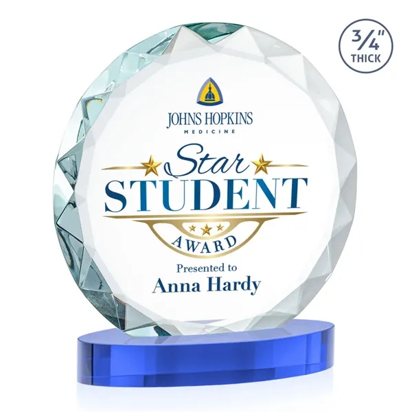 Centura VividPrint™ Award on Alberton Base - Sky Blue... from ASI 84592 St Regis Group / St Regis