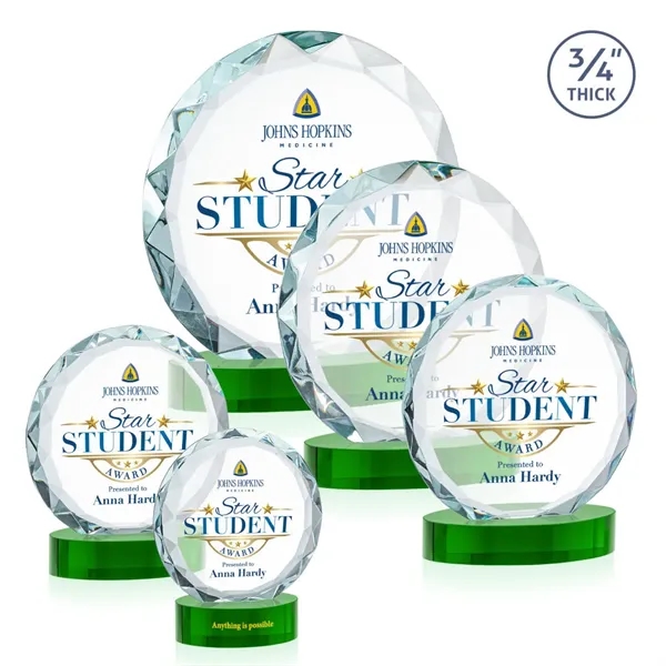 Centura VividPrint™ Award on Alberton Base - Green... from ASI 84592 St Regis Group / St Regis