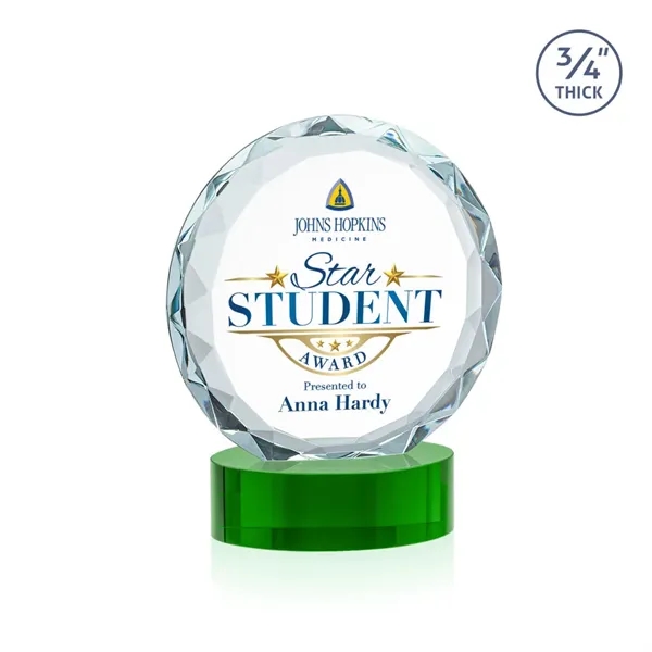 Centura VividPrint™ Award on Alberton Base - Green... from ASI 84592 St Regis Group / St Regis