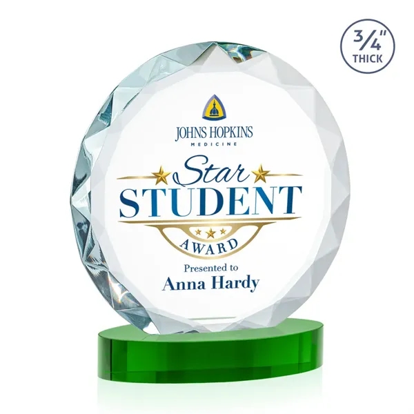 Centura VividPrint™ Award on Alberton Base - Green... from ASI 84592 St Regis Group / St Regis