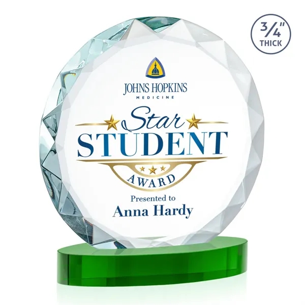 Centura VividPrint™ Award on Alberton Base - Green... from ASI 84592 St Regis Group / St Regis