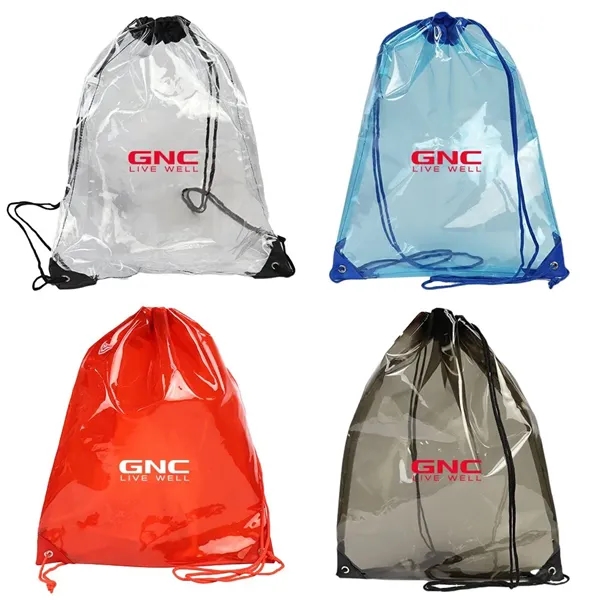 14" x 18" clear drawstring backpack.... from ASI 88060 Snugz/USA Inc