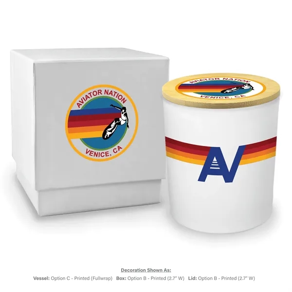 White glass creates a brilliant background for your printed artwork on... from ASI 38850 Bath Promotions / Bath Promotions