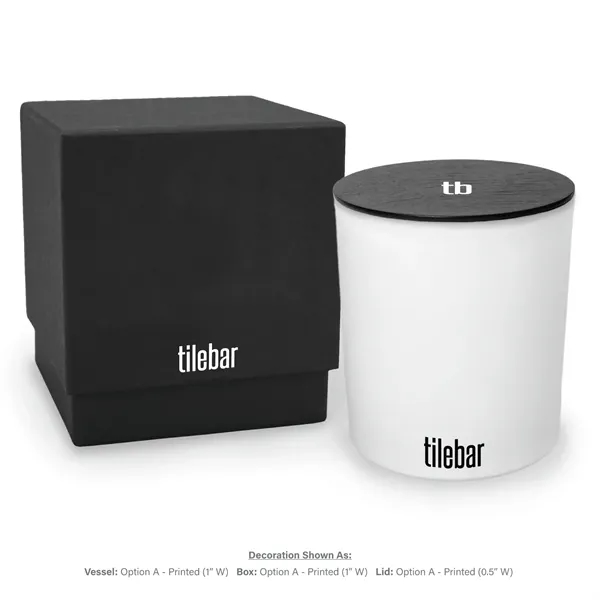 White glass creates a brilliant background for your printed artwork on... from ASI 38850 Bath Promotions / Bath Promotions