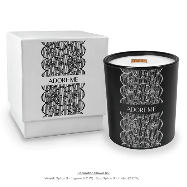 Black glass provides a rich, modern background for your engraved artwork... from ASI 38850 Bath Promotions / Bath Promotions
