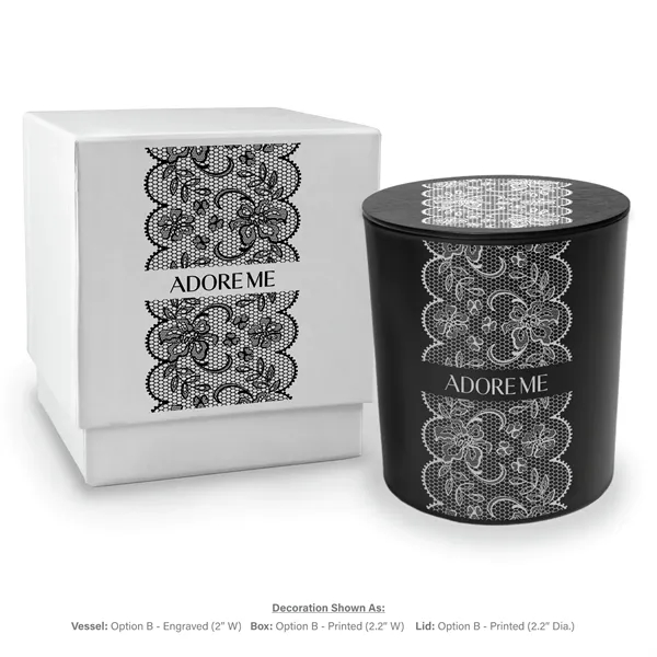 Black glass provides a rich, modern background for your engraved artwork... from ASI 38850 Bath Promotions / Bath Promotions