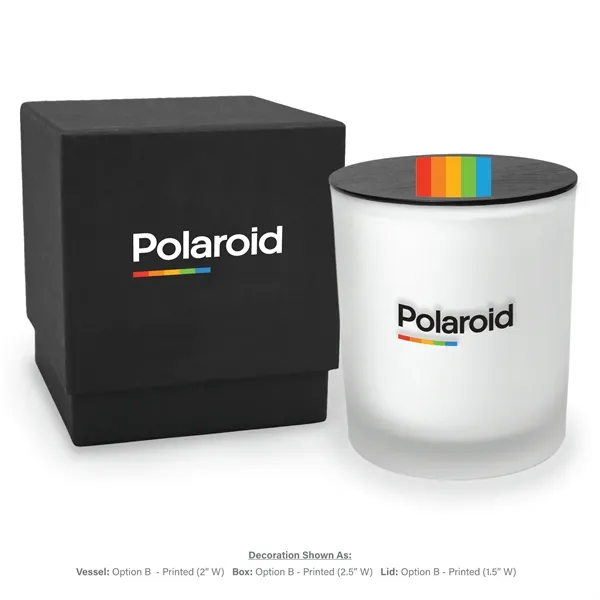 Classic, frosted glass provides a muted background for your printed artwork... from ASI 38850 Bath Promotions / Bath Promotions