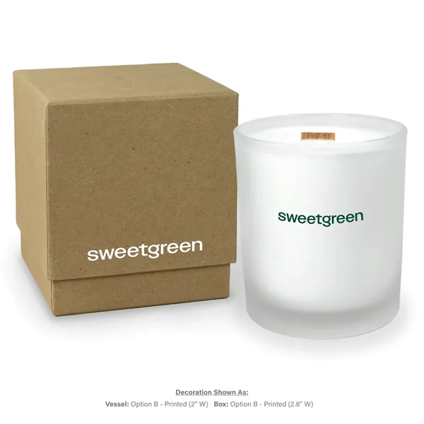 Classic, frosted glass provides a muted background for your printed artwork... from ASI 38850 Bath Promotions / Bath Promotions