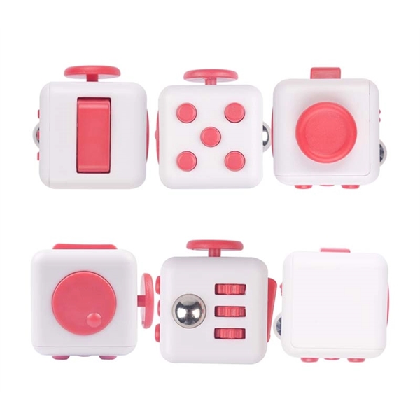 Multi-function, multi-sided fidget cube with stick, spinner, clicker and buttons.... from ASI 37218 Athena Promo (tm)