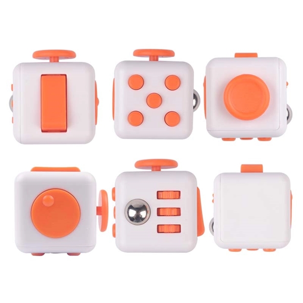 Multi-function, multi-sided fidget cube with stick, spinner, clicker and buttons.... from ASI 37218 Athena Promo (tm)