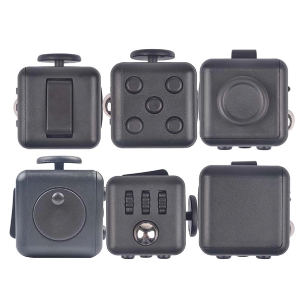 Multi-function, multi-sided fidget cube with stick, spinner, clicker and buttons.... from ASI 37218 Athena Promo (tm)