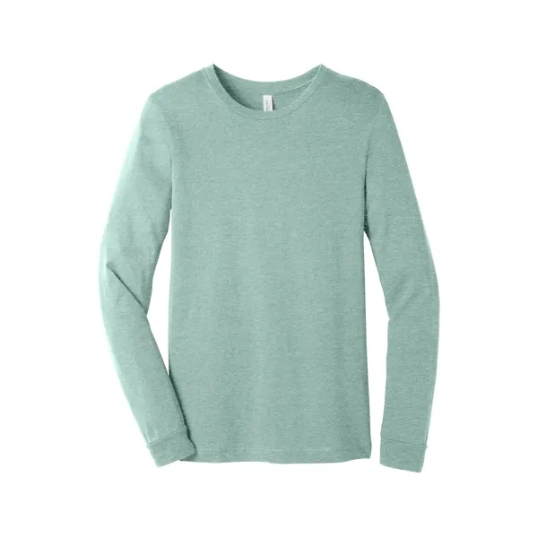 BELLA+CANVAS Unisex Heather CVC Long Sleeve Tee... from ASI 84863 SanMar
