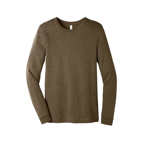 BELLA+CANVAS Unisex Heather CVC Long Sleeve Tee... from ASI 84863 SanMar