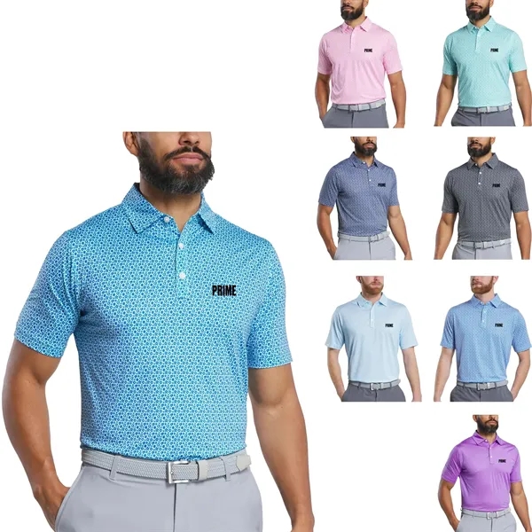 Men's performance golf shirt with moisture wicking technology.... from ASI 57653 Gold Bond