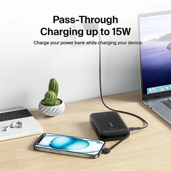 Charge up to 20W with our lightweight 10,000 mAh power bank.... from ASI 61005 Hirsch Gift Inc