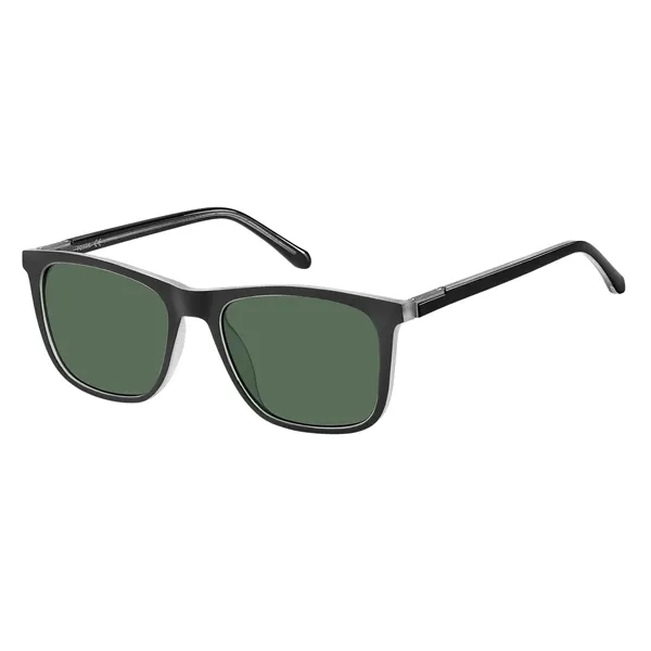 Sunglasses with charcoal grey frames and green tinted lenses; comes with... from ASI 57653 Gold Bond