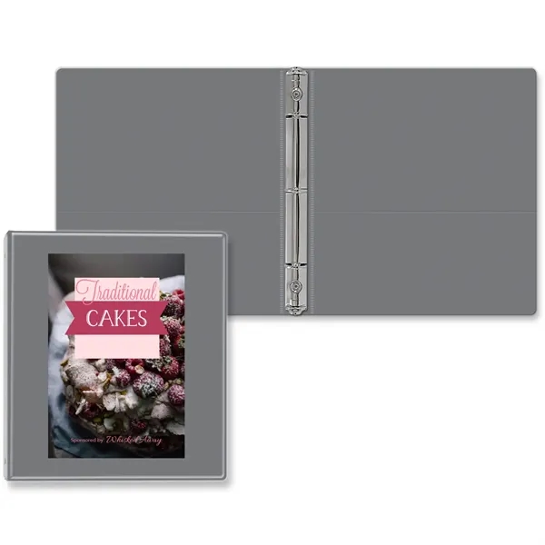 1/2" Round three ring junior binder made of vinyl with front... from ASI 54040 Fey Promo / Fey Binders and Organization Solutions