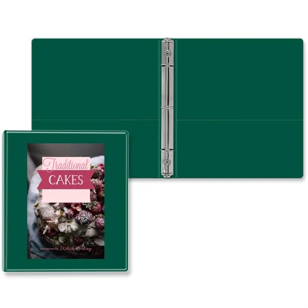 1/2" Round three ring junior binder made of vinyl with front... from ASI 54040 Fey Promo / Fey Binders and Organization Solutions