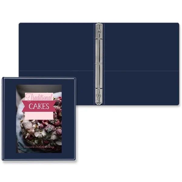 1/2" Round three ring junior binder made of vinyl with front... from ASI 54040 Fey Promo / Fey Binders and Organization Solutions