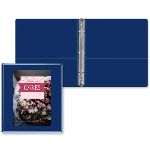 1/2" Round three ring junior binder made of vinyl with front... from ASI 54040 Fey Promo / Fey Binders and Organization Solutions