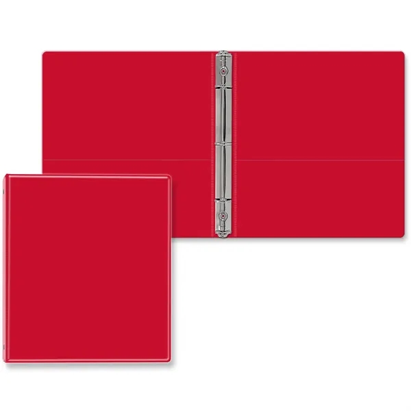 1/2" Round three ring junior binder made of vinyl with front... from ASI 54040 Fey Promo / Fey Binders and Organization Solutions