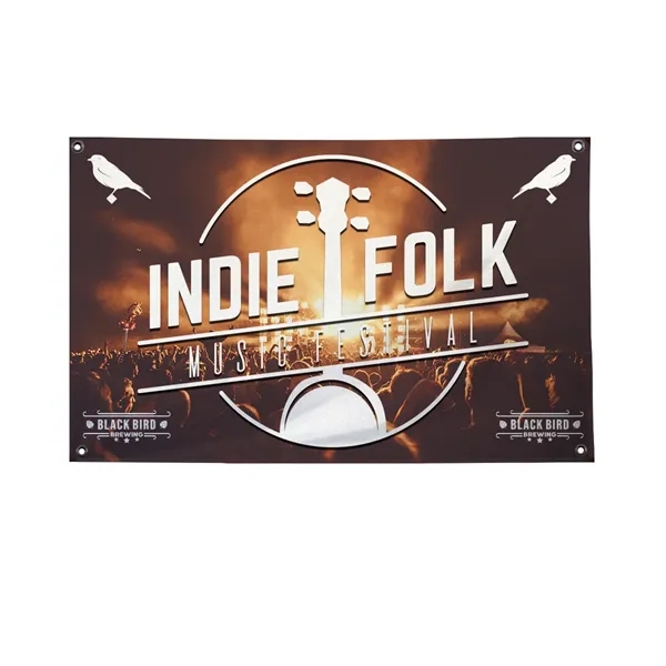 60" x 36" tapestry with 4 grommets on each corner.... from ASI 61125 Hit Promotional Products / Hit®