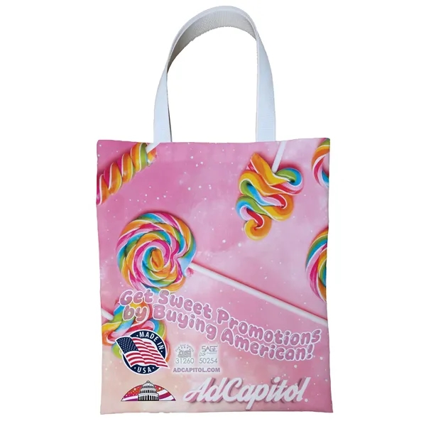 Sublimated tote bag measuring 14 inches wide by 16 inches tall.... from ASI 31260 AdCapitol