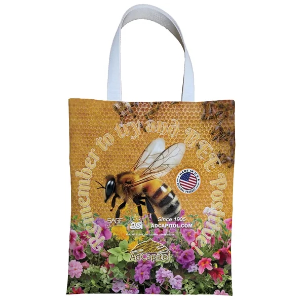 Sublimated tote bag measuring 14 inches wide by 16 inches tall.... from ASI 31260 AdCapitol