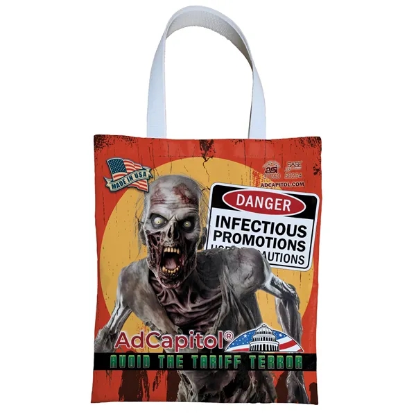 Sublimated tote bag measuring 14 inches wide by 16 inches tall.... from ASI 31260 AdCapitol