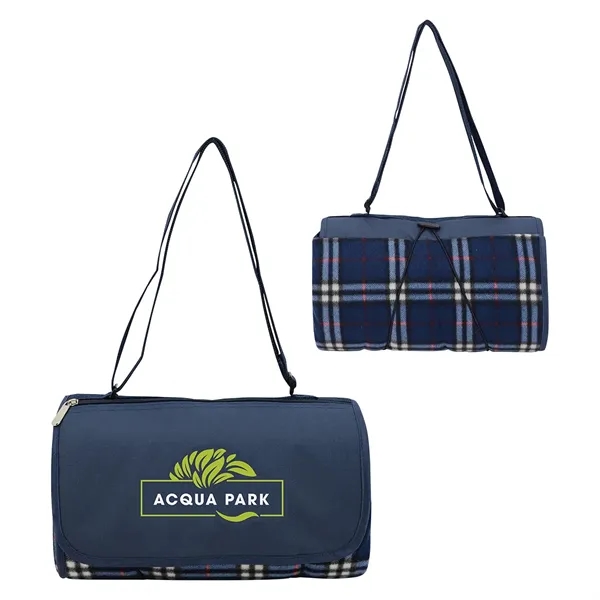 Barrel Fleece Picnic Blanket... from ASI 36730 Ariel Premium Supply Inc
