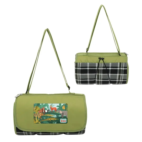 Barrel Fleece Picnic Blanket... from ASI 36730 Ariel Premium Supply Inc