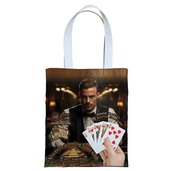 Sublimated tote bag measuring 11 inches wide by 13 inches tall.... from ASI 31260 AdCapitol