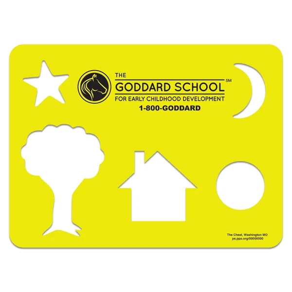 4 7/8" x 7 1/2", 23 gauge poly stencil featuring a... from ASI 44830 The Chest