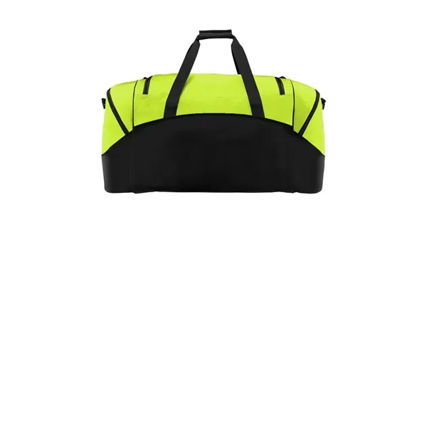 Port Authority® Standard Color block Sport Duffel... from ASI 57371 Eyevertising
