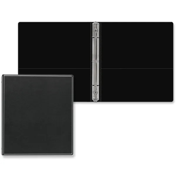 1/2" round three ring junior binder made of executive vinyl with... from ASI 54040 Fey Promo / Fey Binders and Organization Solutions