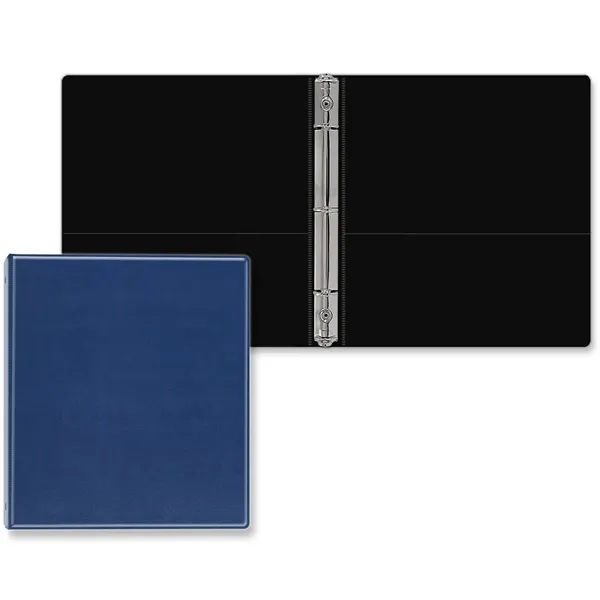 1/2" round three ring junior binder made of executive vinyl with... from ASI 54040 Fey Promo / Fey Binders and Organization Solutions