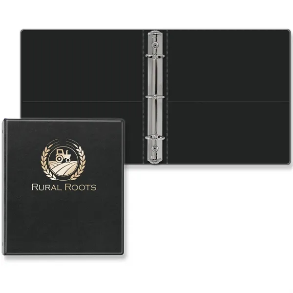 1" round three ring junior binder made of executive vinyl with... from ASI 54040 Fey Promo / Fey Binders and Organization Solutions