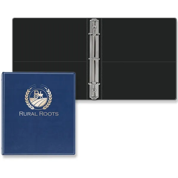 1" round three ring junior binder made of executive vinyl with... from ASI 54040 Fey Promo / Fey Binders and Organization Solutions