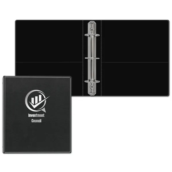 1" round three ring junior binder made of executive vinyl with... from ASI 54040 Fey Promo / Fey Binders and Organization Solutions