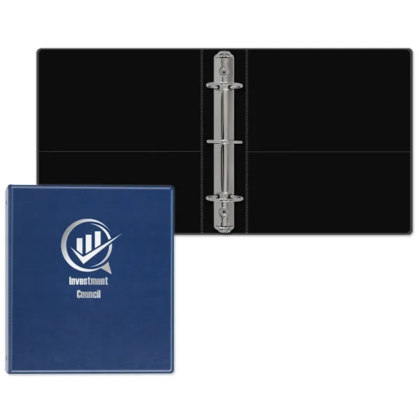 1" round three ring junior binder made of executive vinyl with... from ASI 54040 Fey Promo / Fey Binders and Organization Solutions