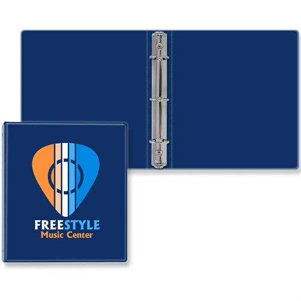 1" Round three ring binder made of vinyl that accommodates a... from ASI 54040 Fey Promo / Fey Binders and Organization Solutions