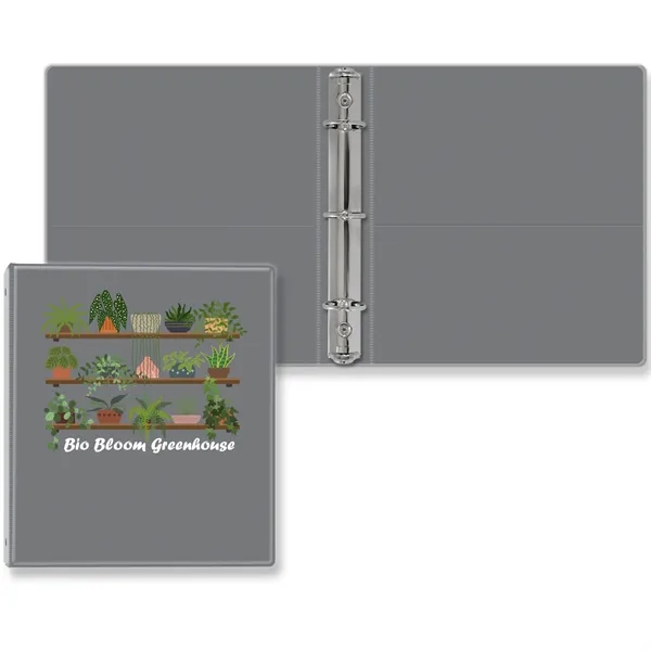 1" Round three ring junior binder made of vinyl with front... from ASI 54040 Fey Promo / Fey Binders and Organization Solutions