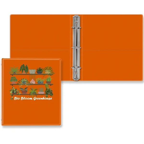 1" Round three ring junior binder made of vinyl with front... from ASI 54040 Fey Promo / Fey Binders and Organization Solutions