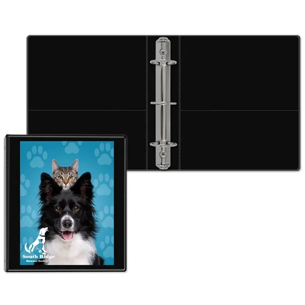 1 1/2" Round three ring junior binder made of vinyl with... from ASI 54040 Fey Promo / Fey Binders and Organization Solutions