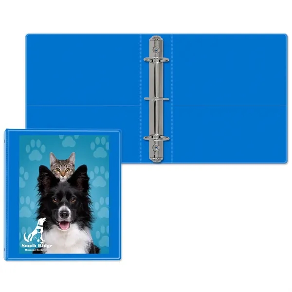 1 1/2" Round three ring junior binder made of vinyl with... from ASI 54040 Fey Promo / Fey Binders and Organization Solutions