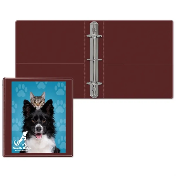 1 1/2" Round three ring junior binder made of vinyl with... from ASI 54040 Fey Promo / Fey Binders and Organization Solutions